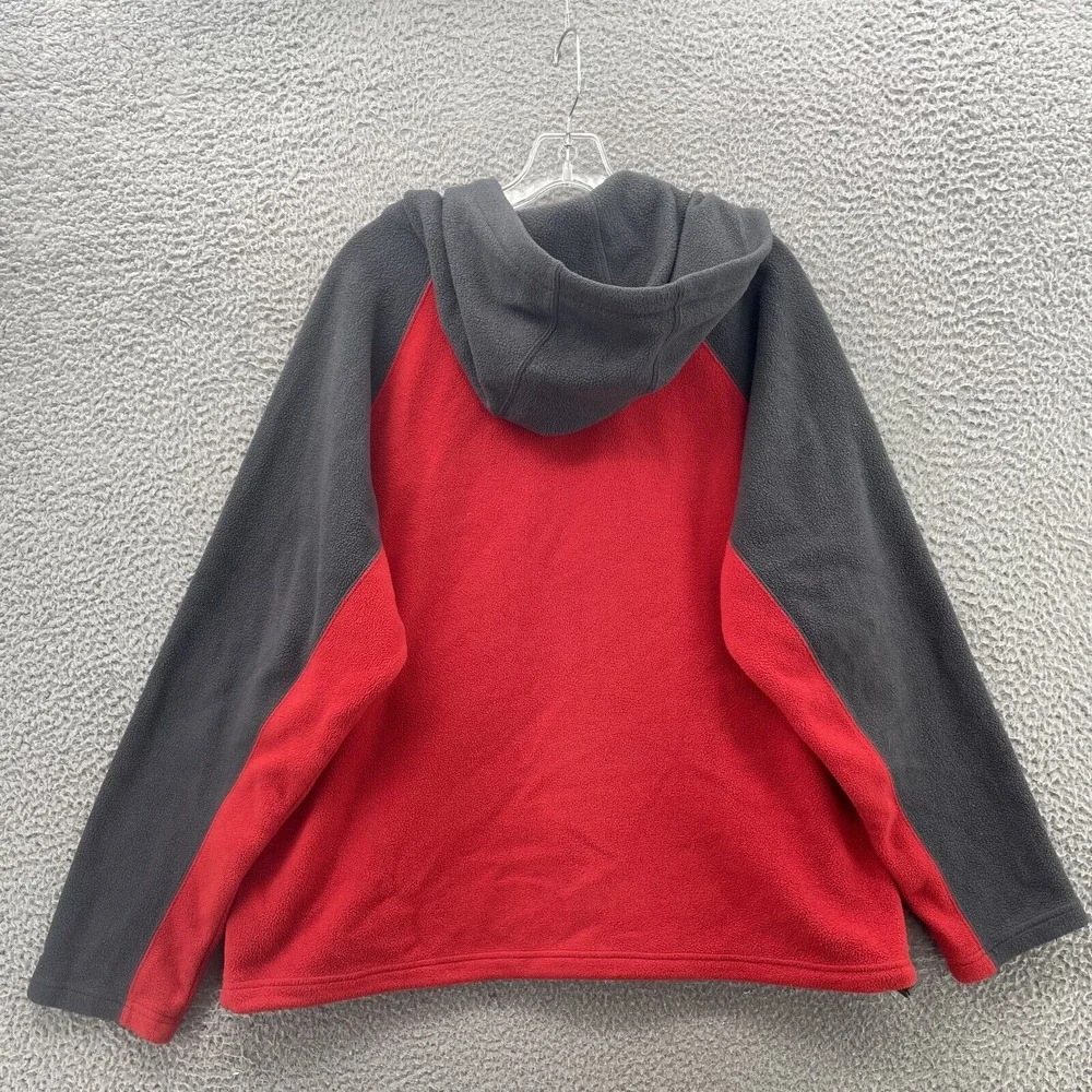 North Face TKA 200 Jacket Mens Med Red Fleece Gorpcore Tech Performance Training
